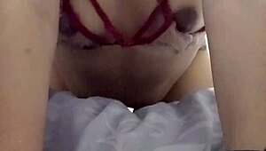 hot asian petite tattooed babe bound in handcuffs takes rough interracial pounding