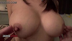 Stunning sexy Japanese milf Chihiro Akino POV fuck shows off hot curvy body