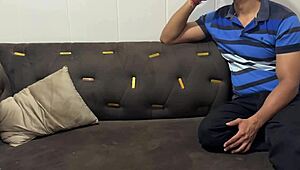 jija ji succumbs to saali's seduction fucking her tight pussy then ass with hindi moans