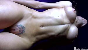 Molly Ultimate Bodybuilder Muscular Nude Belly Dancing Display