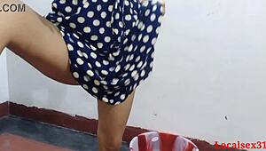 bengali mature college girl slurps owner's big cock in homemade hardcore sex