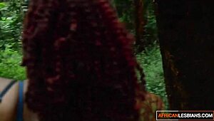 Ebony Stepdaughter Fingers and Licks Stepmom's Wet Black Cunt Hard