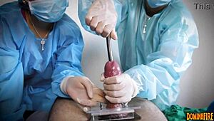 dominafire's femdom nurse in latex GLOVES sounds helpless slaves