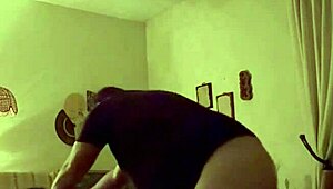 homemade ebony chick takes it bent over doggystyle from behind