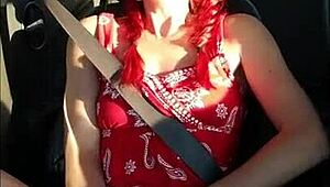 i'm like... squirting huge outdoors orgasm fingering my pussy for uber driver watching!! sooo intense 😩