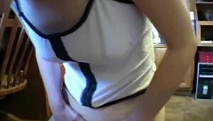 Cock Tugging Teen Tawny Roberts Rides Sybian Machine Stripping Teasing Jerking