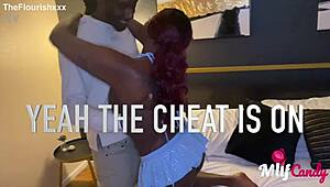 Ms sexual chocolate invites mrblvckrose over before hubby's dinner