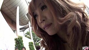 Sarina Tsubaki Boldly Rides Cock in Fresh Air