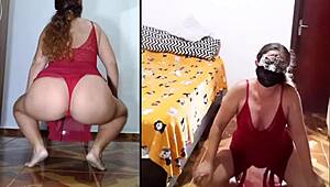 check out this hot bbw ripping lingerie for dildo anal in my fav compilation