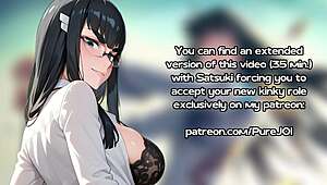 satsuki molds student with big tits ass joi edging fetish!