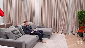 my boss fucks my mouth hard sloppy deepthroat while boyfriend waits 4k