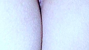 His huge penis got me squirting addicted licking my wet latina housewife pussy!