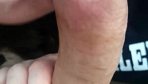 i'm suckin this cock so sloppy at the lake... twonymphos gettin drenched outdoors 😩💦