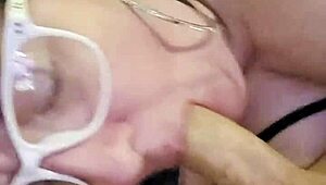Amateur milf wife handjobs cock to massive triple cumshot explosion!