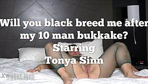 Black breed me after 10 man bukkake gloryhole