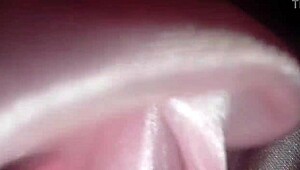 fucking big girl's tight wet shaved pussy till creampie orgasm 💦😩