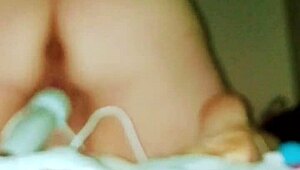 her teasing vibrator play hints at wetter fun