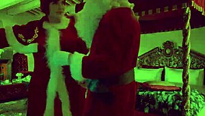 granny carmen's christmas dick orgasms with toys and pounding!!