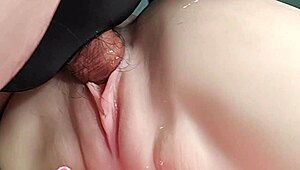 Watch Me Fuck This Cute Shaved Fuck Doll's Big Pussy With Toys!