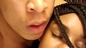 ebony babe gets rough nasty pounding and facial from bbc in hotel quickie