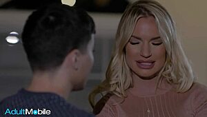 Lonely milf Rachael Cavalli rides son-in-law thick cock doggystyle
