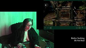 wanna watch this fat bbw brunette cosplay naked tits in castle malloy game playthrough?