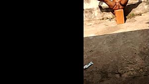 Elvie Fingers Slutty Pussy Outdoor Phone Masturbation