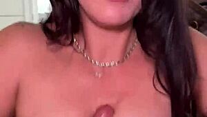 Horny miss raquel teases juicy curvy body deepthroat rough in bed