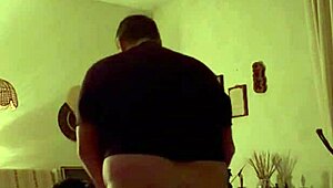 homemade ebony chick takes it bent over doggystyle from behind