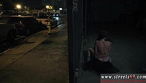 Nympho in glasses bound tight for extreme domination play