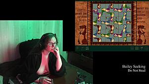 wanna watch this fat bbw brunette cosplay naked tits in castle malloy game playthrough?