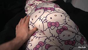 damn lucky guy pounds hot petite stepsis creampie in lingerie cowgirl 😍🔥💦