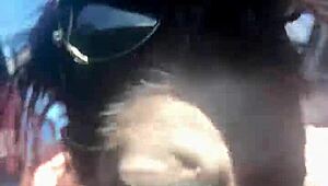 imagine that emo whore gagging on bbc during a rough car ride throat fuck