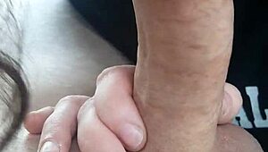 i'm suckin this cock so sloppy at the lake... twonymphos gettin drenched outdoors 😩💦