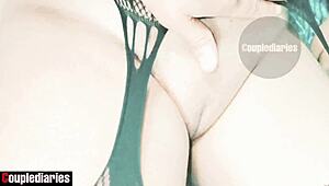 Damn she cums so fast fingering tight pussy!