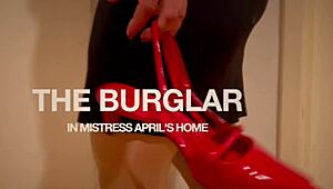 i'm tied to mistress april's special bed gettin punished hard