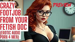 Your Secret Foot Fetish Exposed by Sexy Psychiatrist in Steamy Session