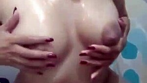 brazilian latina gags on monster cock swallowing cum loads