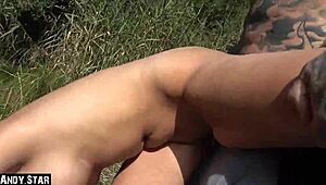 wanna join our outdoor mmf with submissive snowwhite 24 from hamburg for double blowjob cum in mouth?