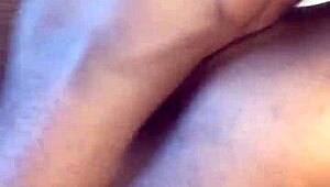 a very fat lady dominates slim guy in fetish play