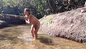 caseiro crossdresses big ass for wild banging at the farm