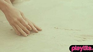 Check out this petite Aussie milf stripping to show her round tits and bubble butt