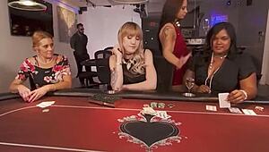 Shemale Sucks Croupier Hard Then Rides Anal Cowgirl Rough Pov Handjob Transsexual Big Ass