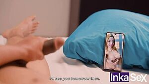 Curvy Brazilian Latina's Huge Natural Tits Flashing Gym Fetish Massage