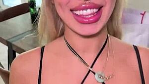 dude you see this blonde bombshell luna luxe teasing and slurping that monster cock before she bends over for doggystyle pounding in missionary wet pussy play?