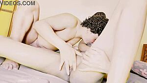 uttaran20's hot brunette ffm threesome party gets wild 😈💦🔥