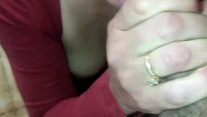 Married Slut Milf Swallows Cum