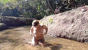 caseiro crossdresses big ass for wild banging at the farm