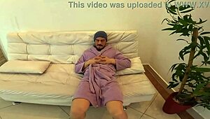check laurinha alice's wet shower debut in ted's new mansion party