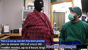dr tampa sold for science features ruby foxxx's blindfolded shower toy domination